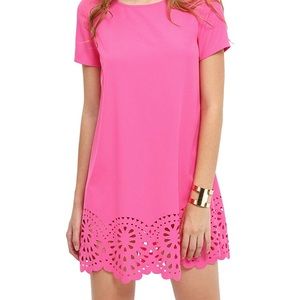 Pink Cutout Dress
